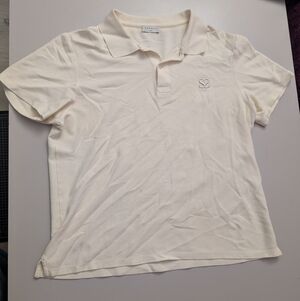 Sandro Off-White Polo Shirt